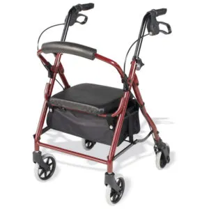 ANDADOR GRADUABLE, CON CESTO Y FRENOS