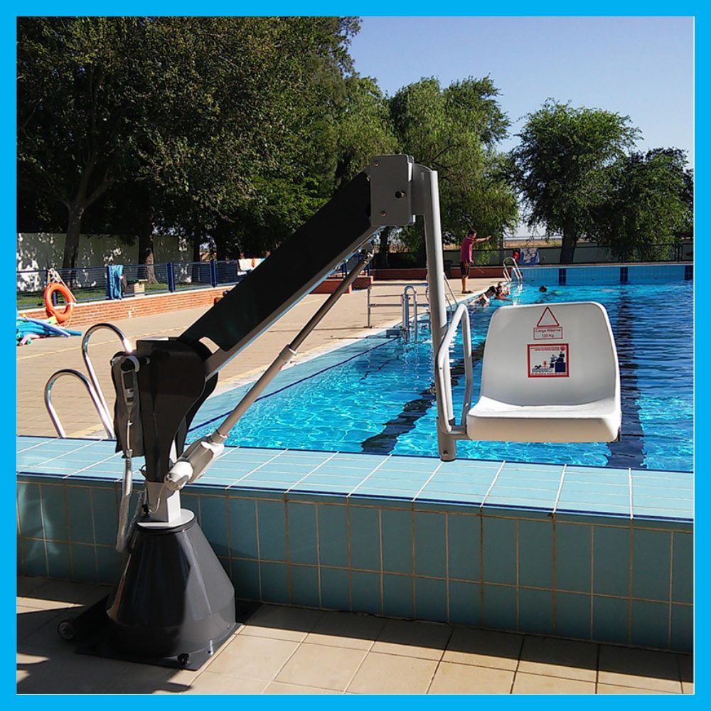Grúas de piscina